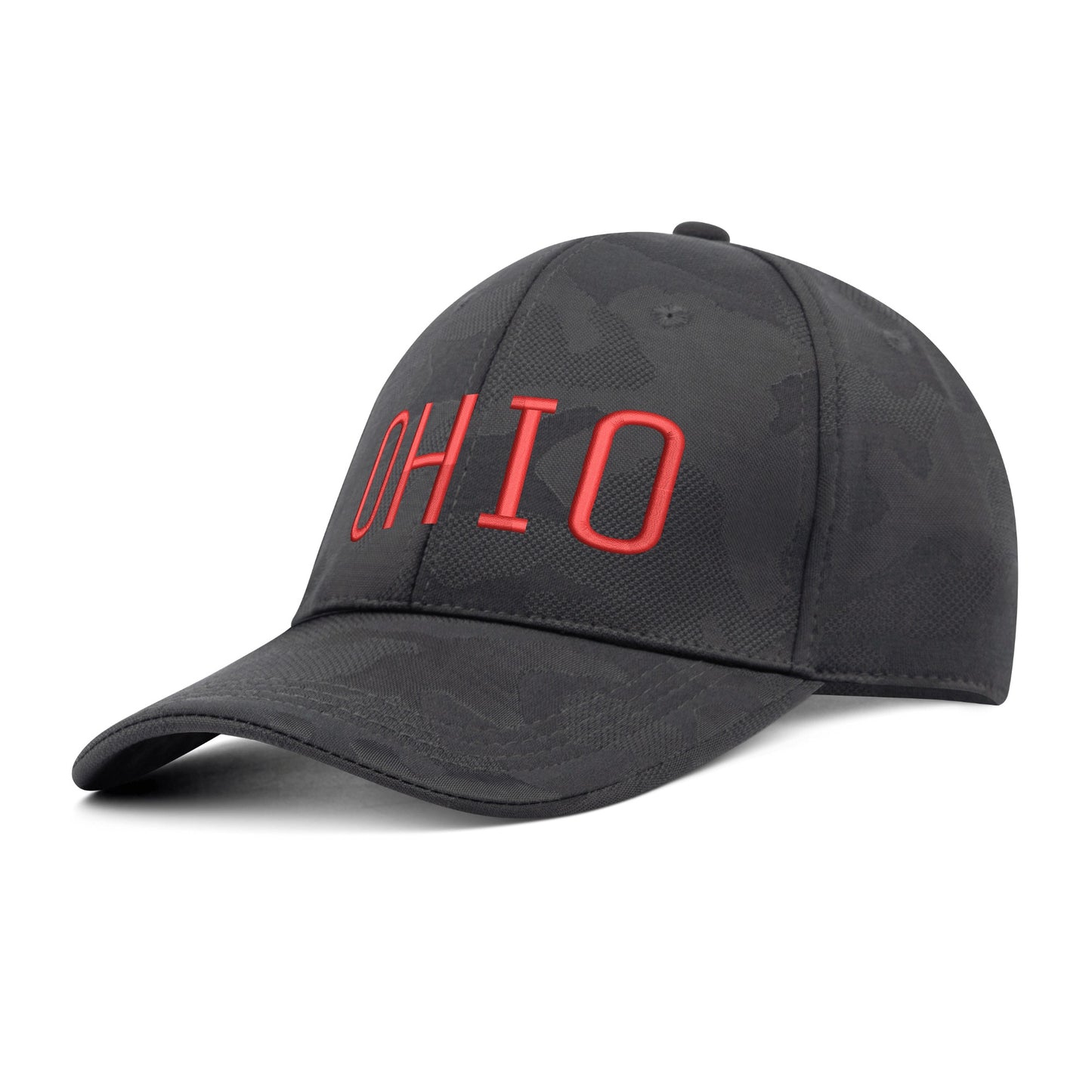 Embroidered Sports Camo Caps