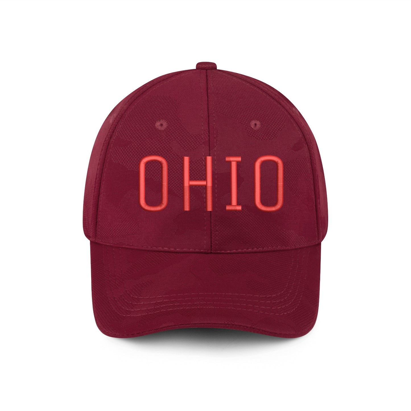 Embroidered Sports Camo Caps
