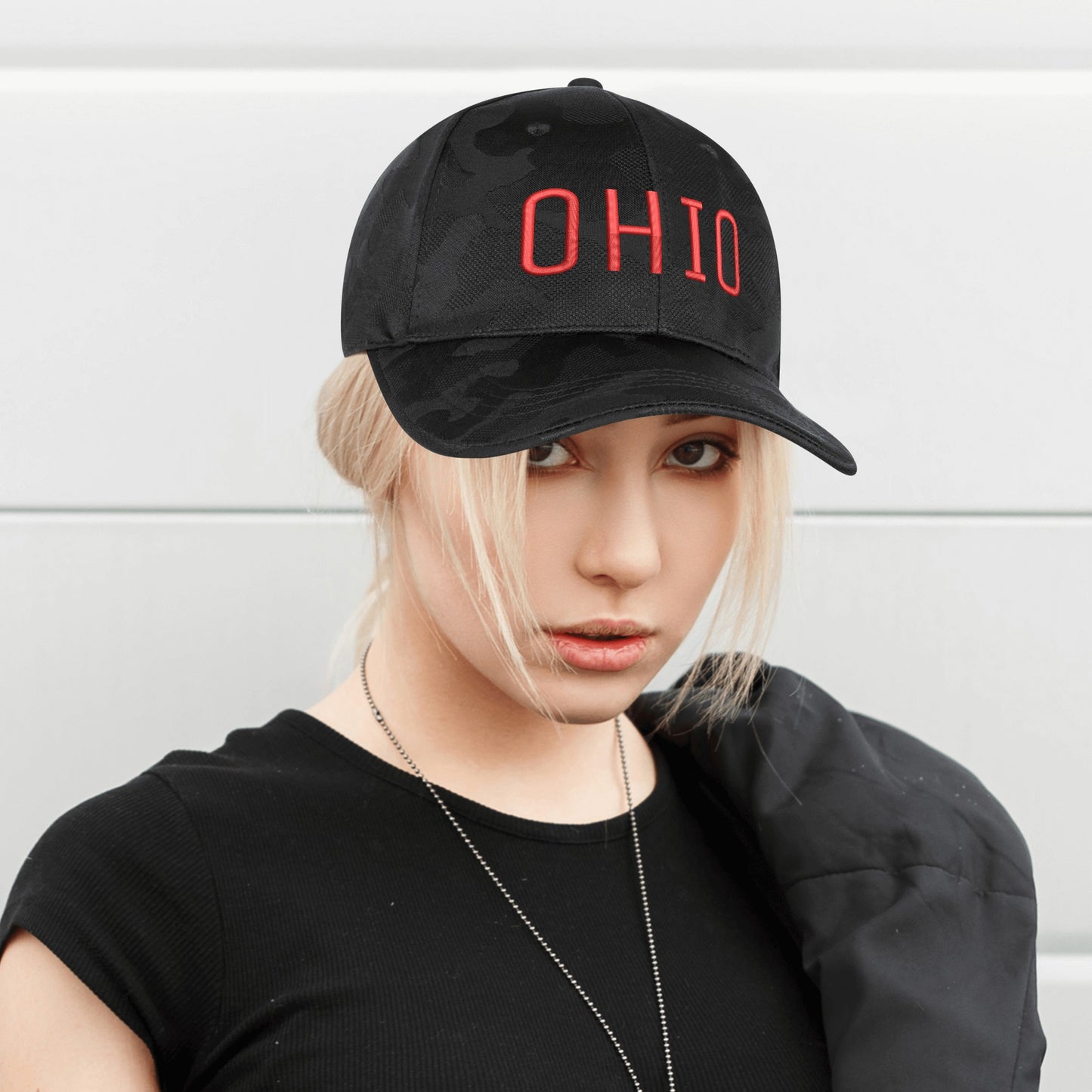 Embroidered Sports Camo Caps