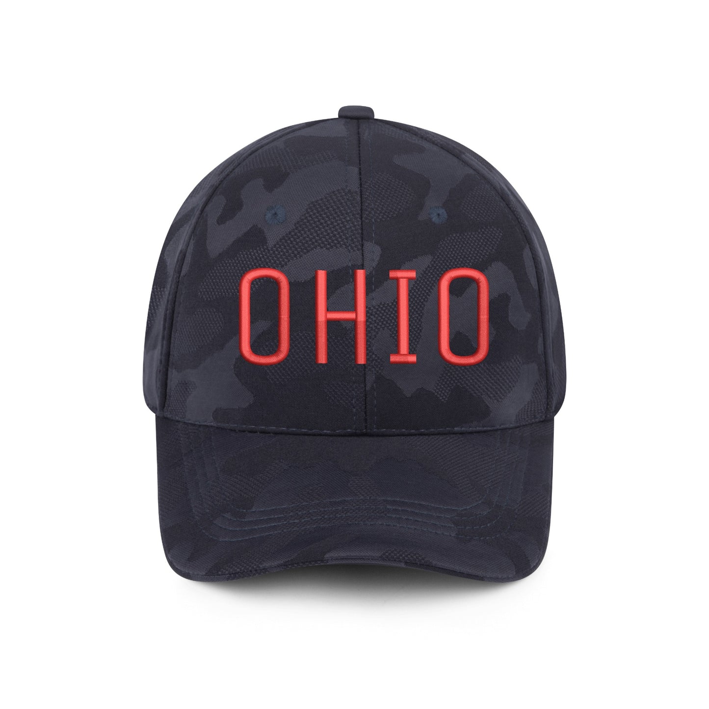 Embroidered Sports Camo Caps