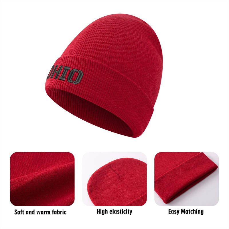Embroidered Knitted Hats