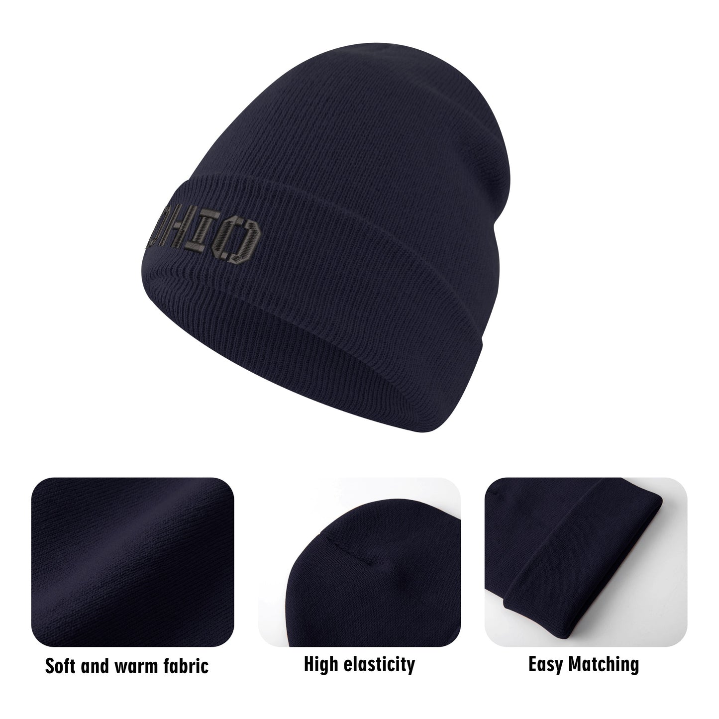 Embroidered Knitted Hats