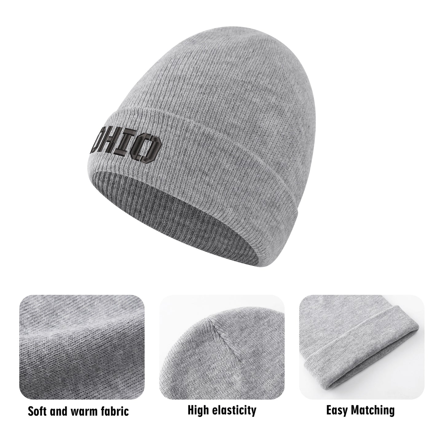 Embroidered Knitted Hats