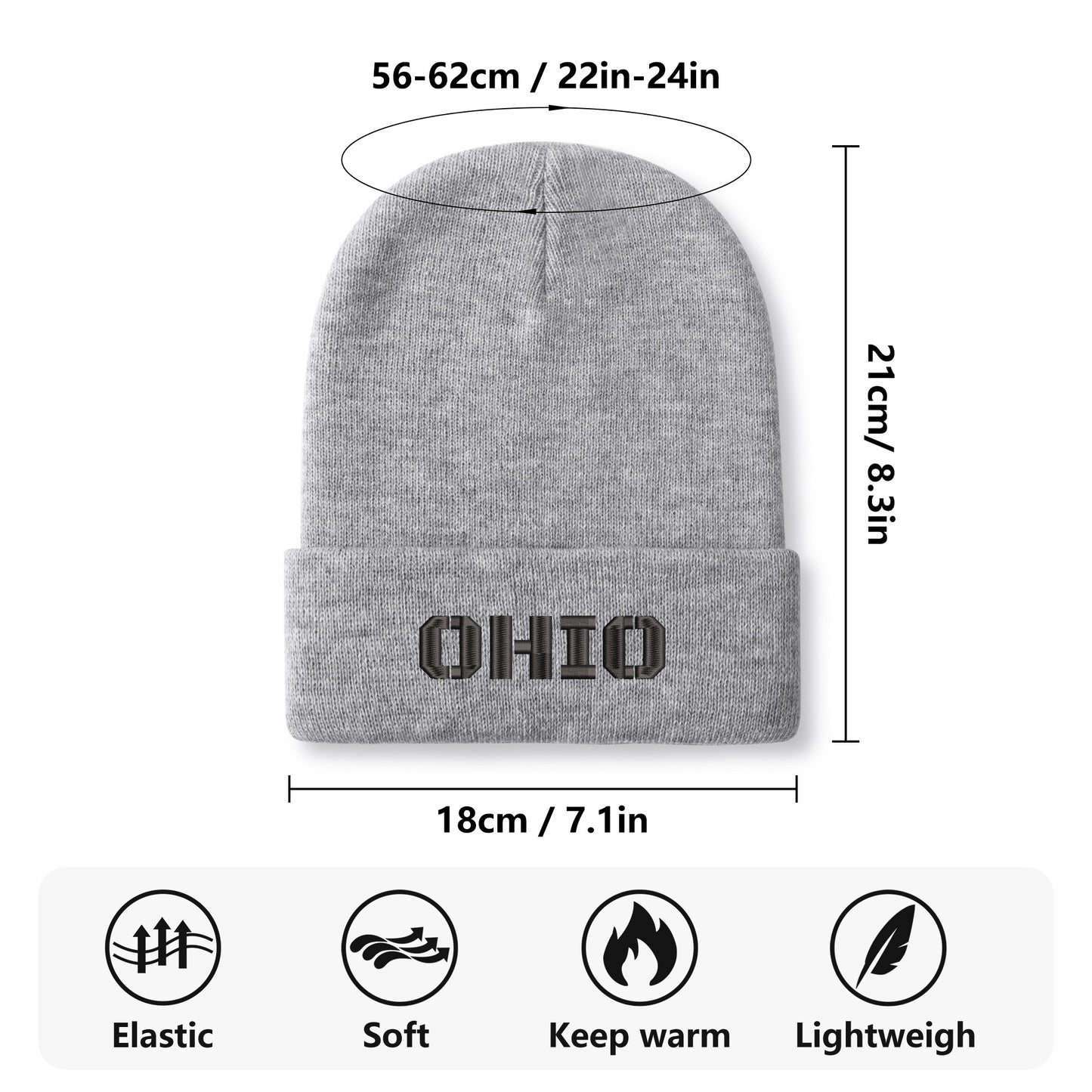 Embroidered Knitted Hats