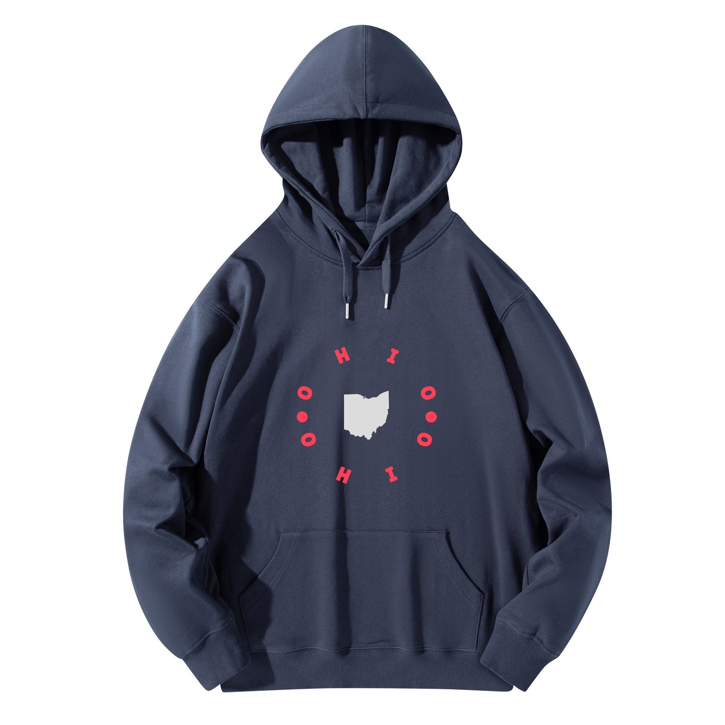 Front & Back Printing Adult Cotton Hoodie