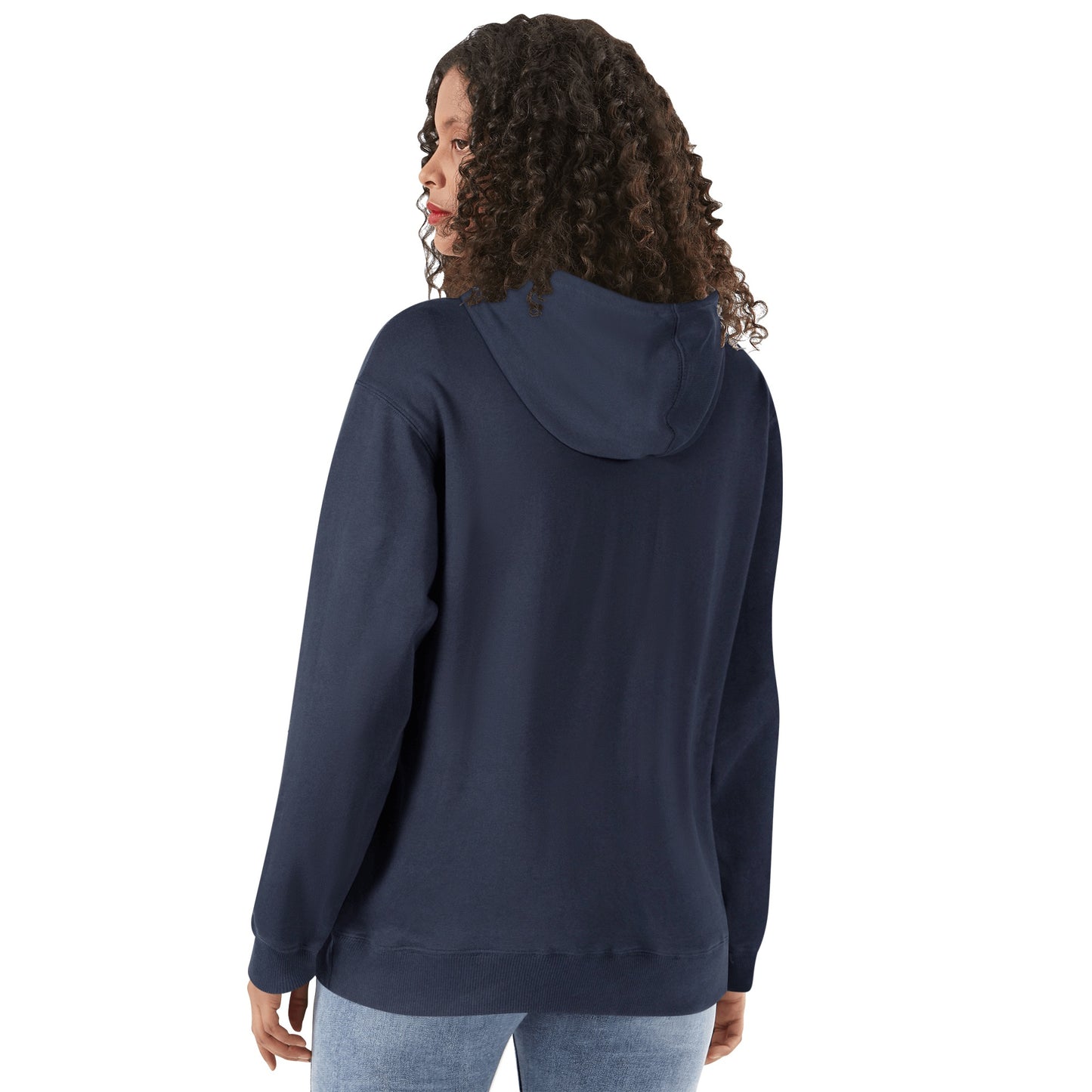 Front & Back Printing Adult Cotton Hoodie