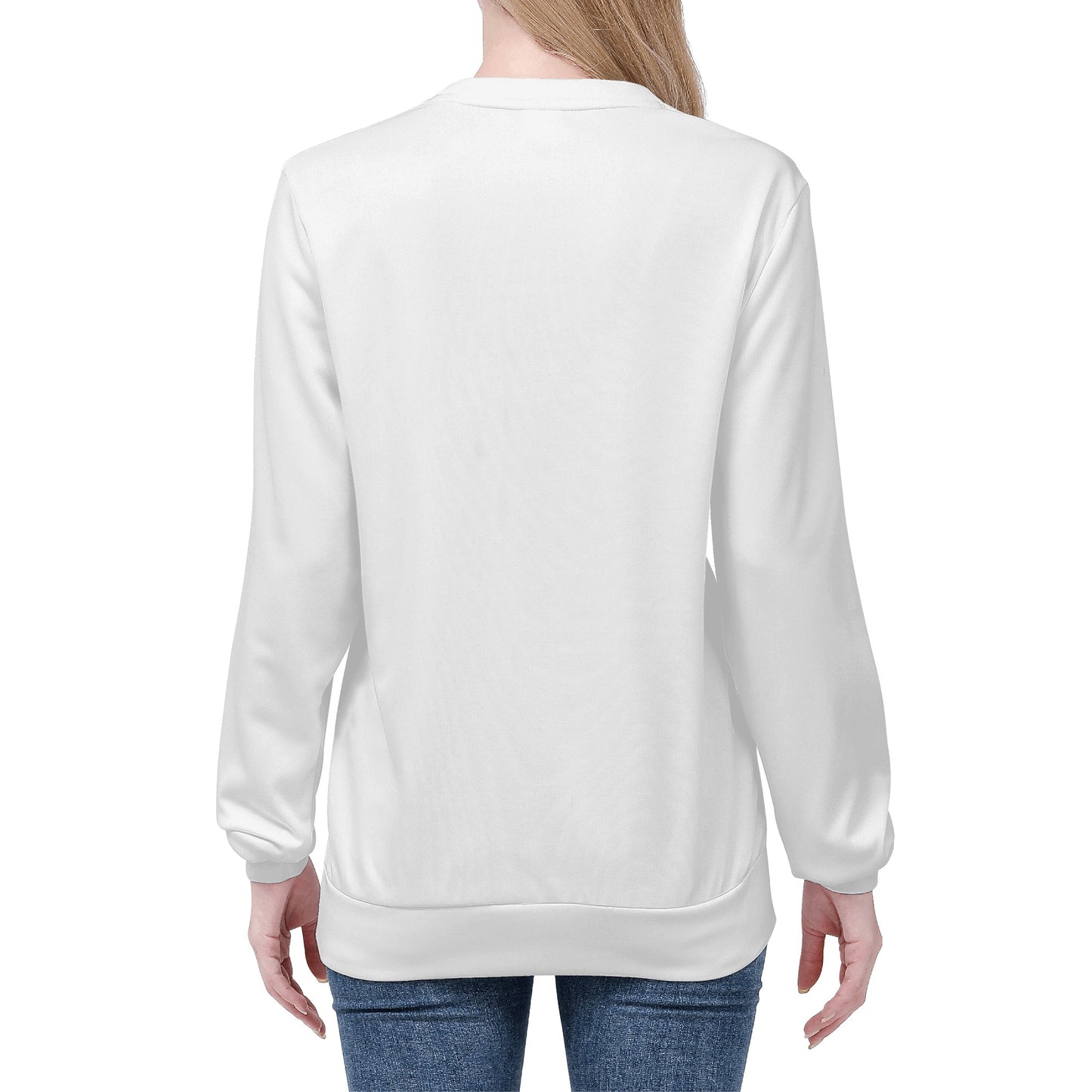 Womens All Over Print Sweater