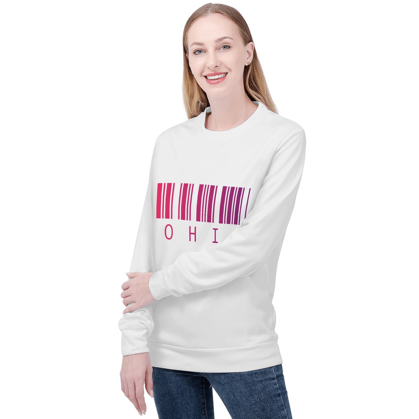 Womens All Over Print Sweater