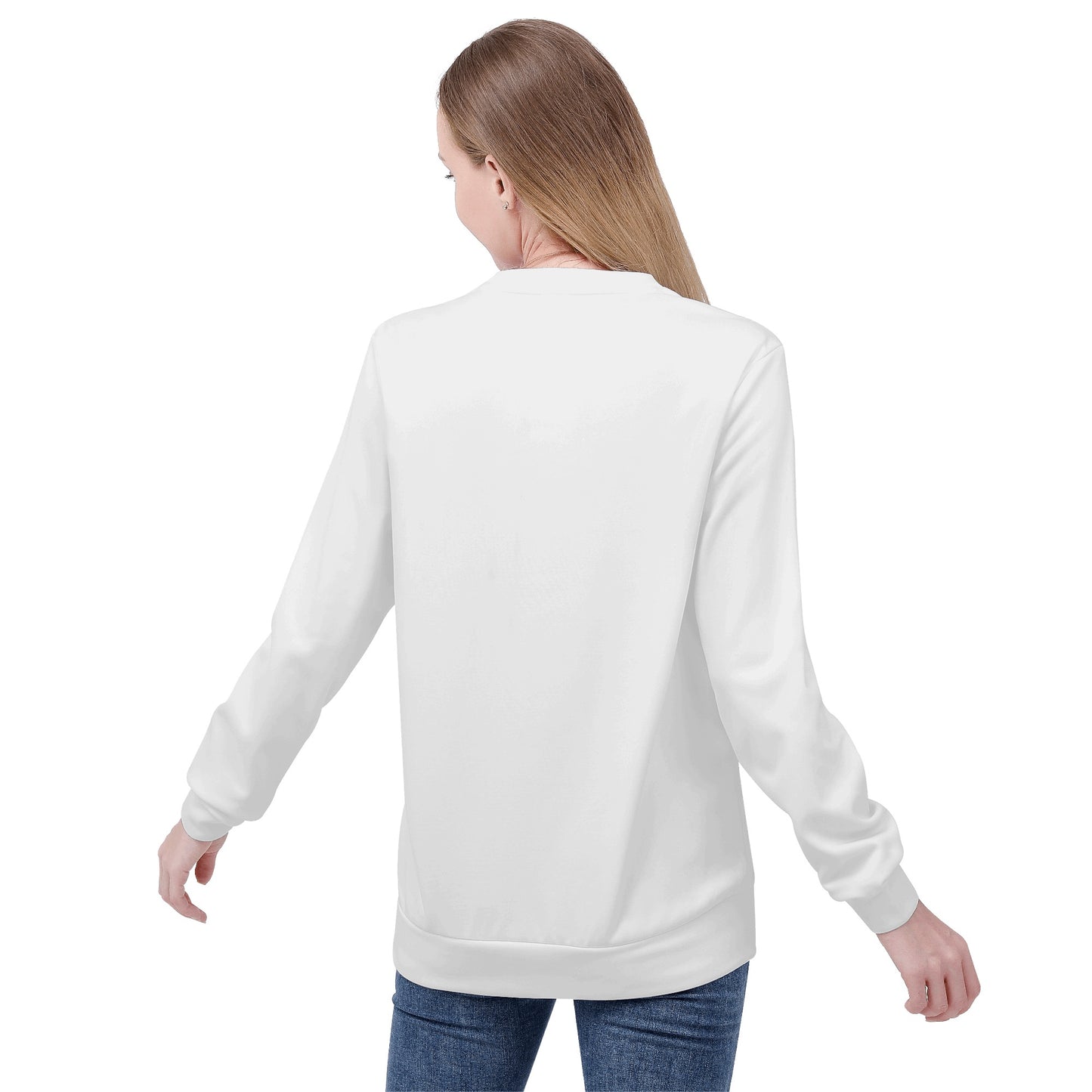 Womens All Over Print Sweater