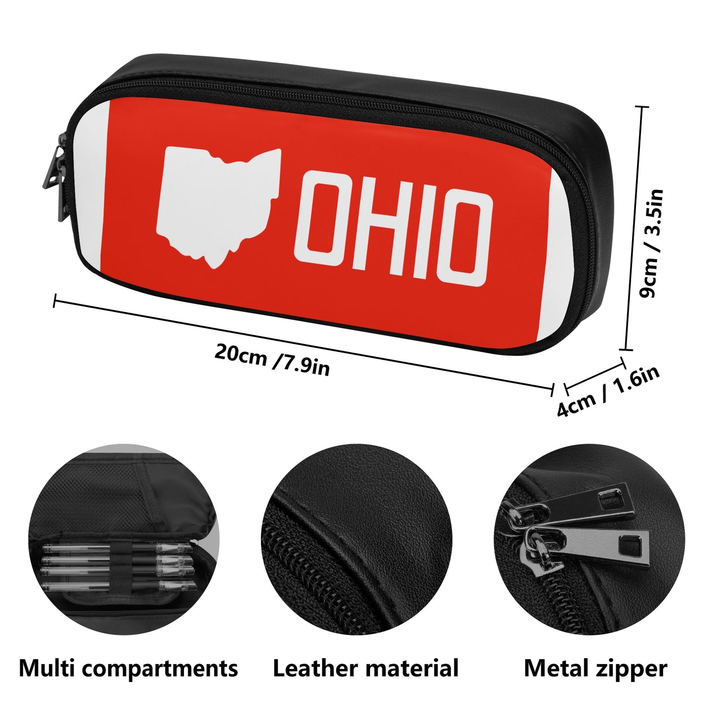 PU Leather Pencil Case