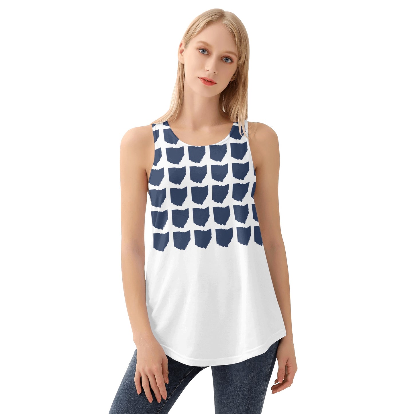 Womens All Over Print Vest