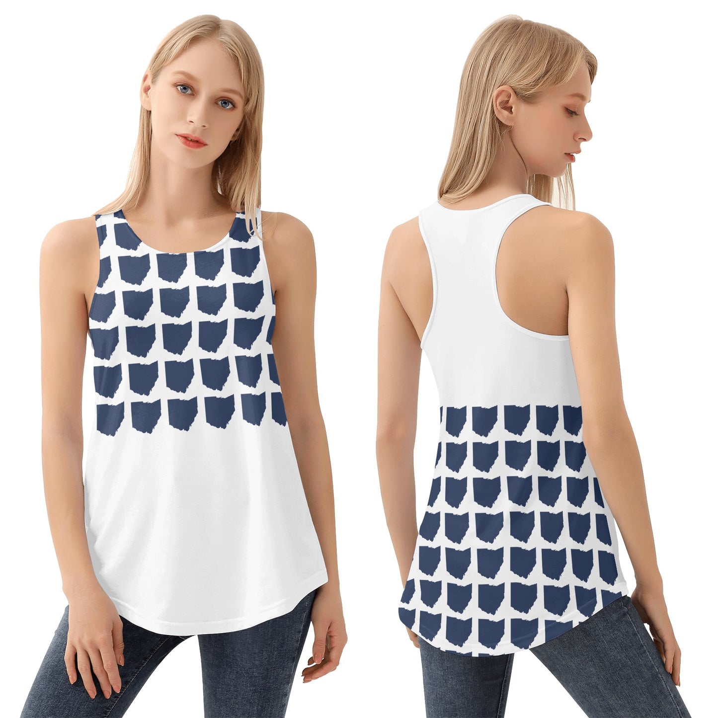 Womens All Over Print Vest
