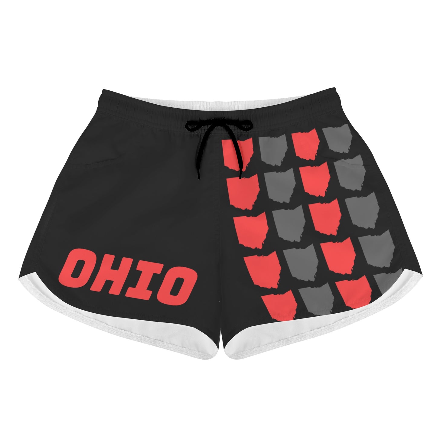 Womens All Over Print Casual Shorts