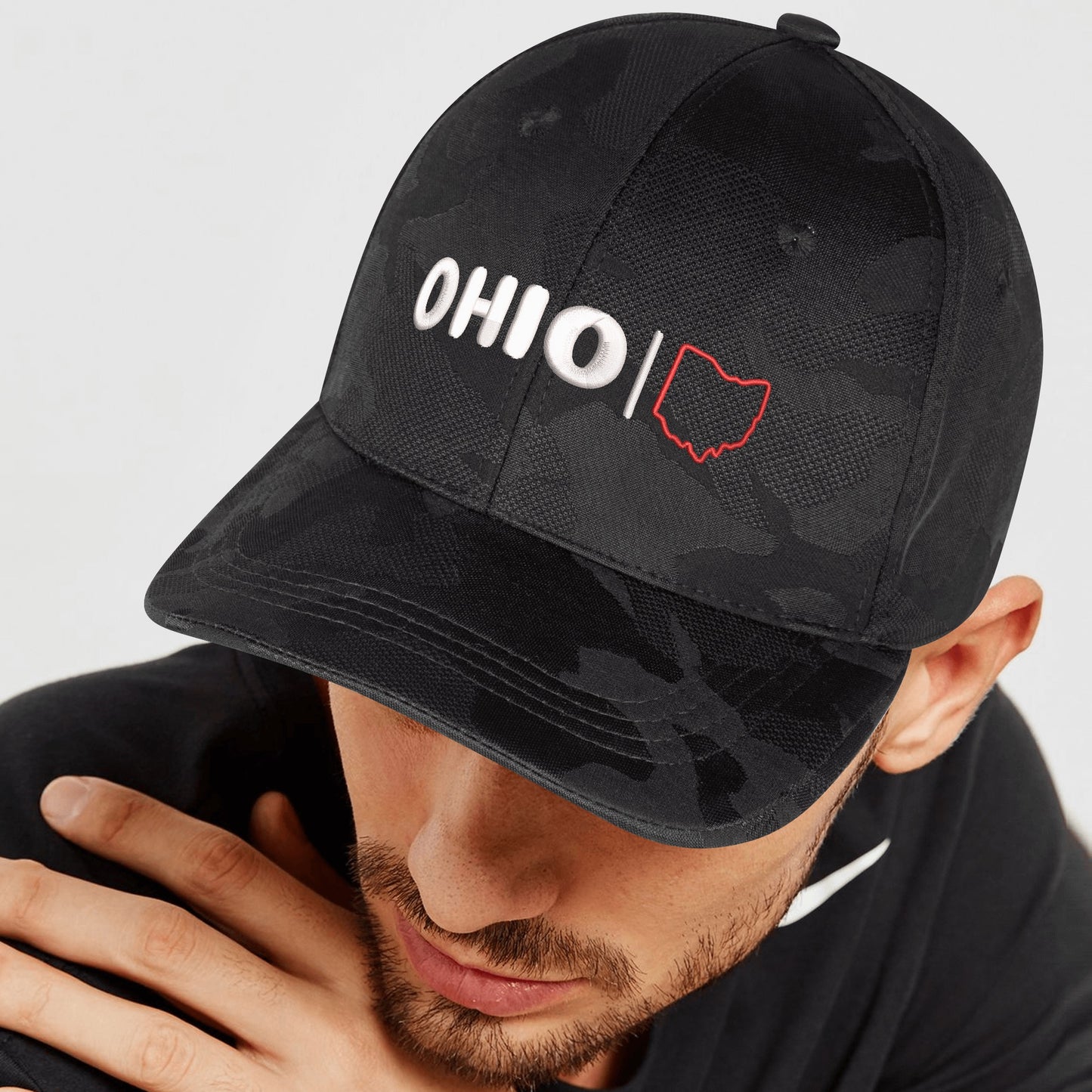 Embroidered Sports Camo Caps