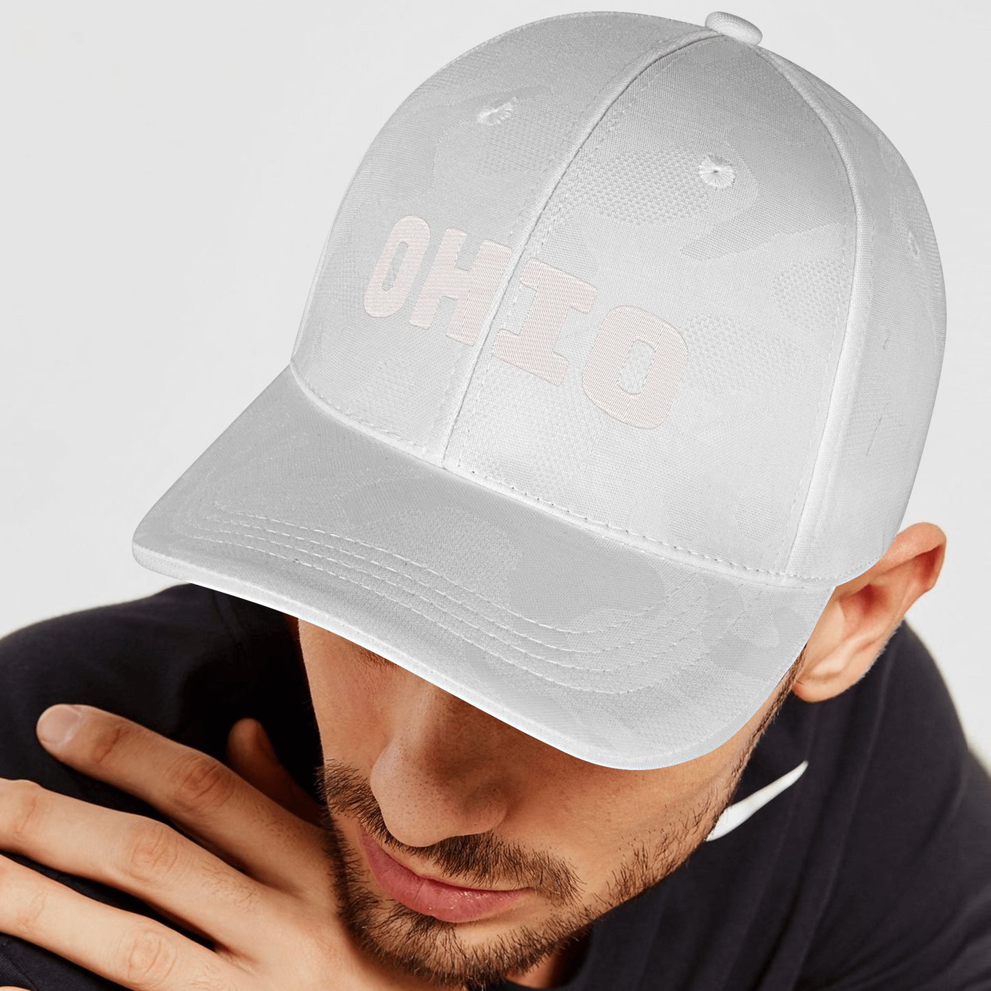 Embroidered Sports Camo Caps