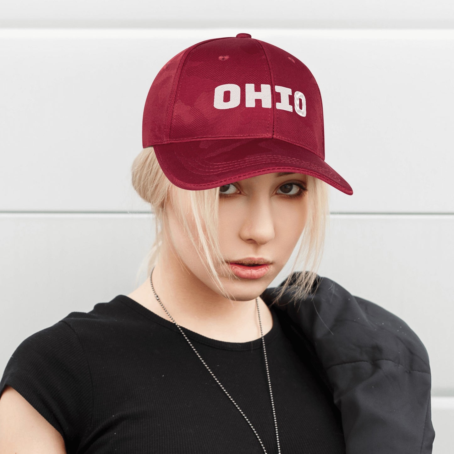 Embroidered Sports Camo Caps