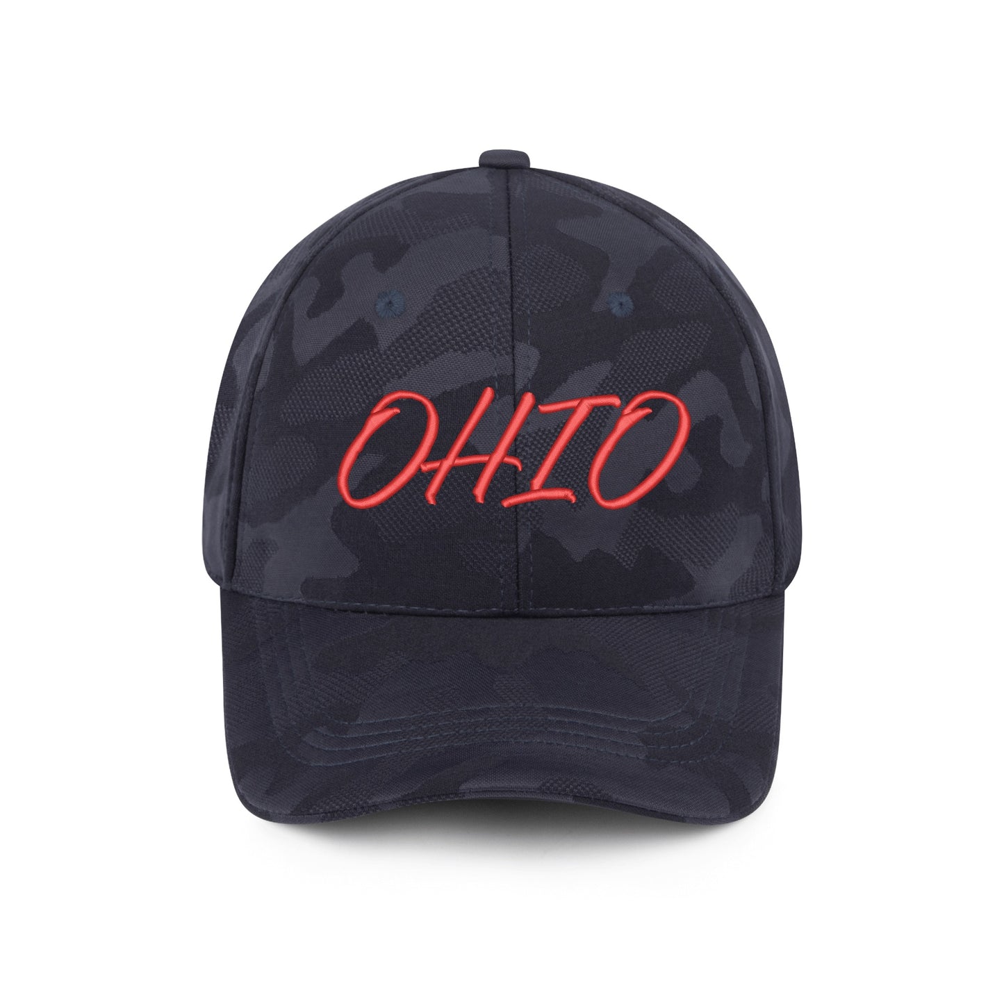 Embroidered Sports Camo Caps