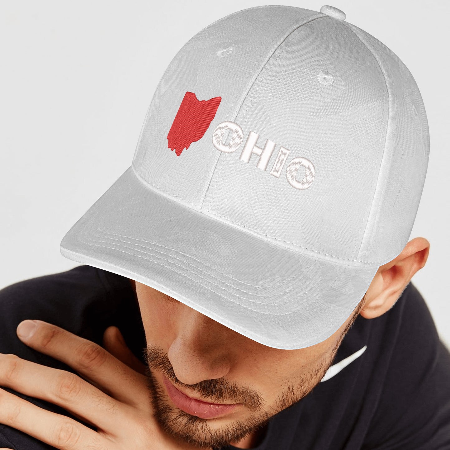 Embroidered Sports Camo Caps