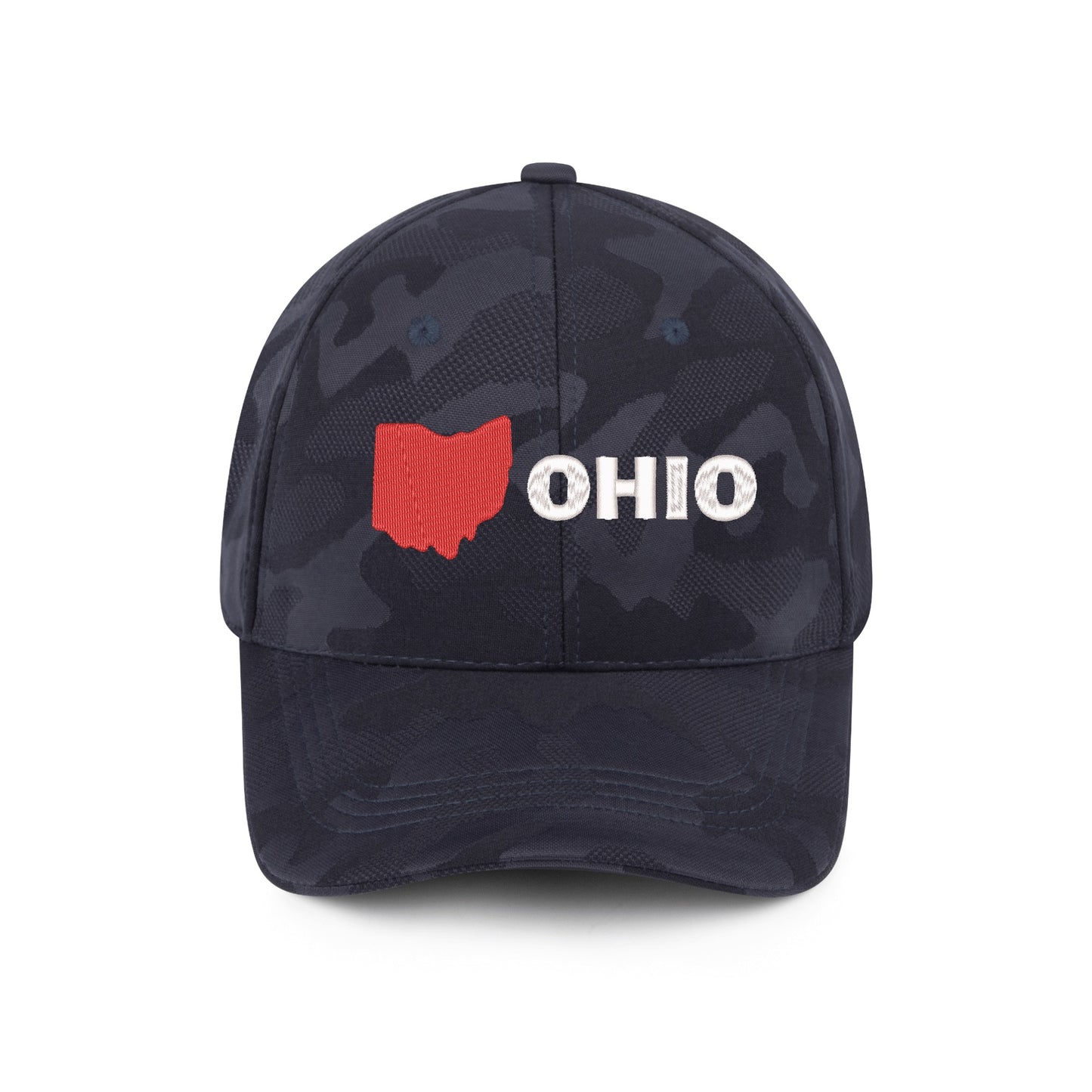 Embroidered Sports Camo Caps