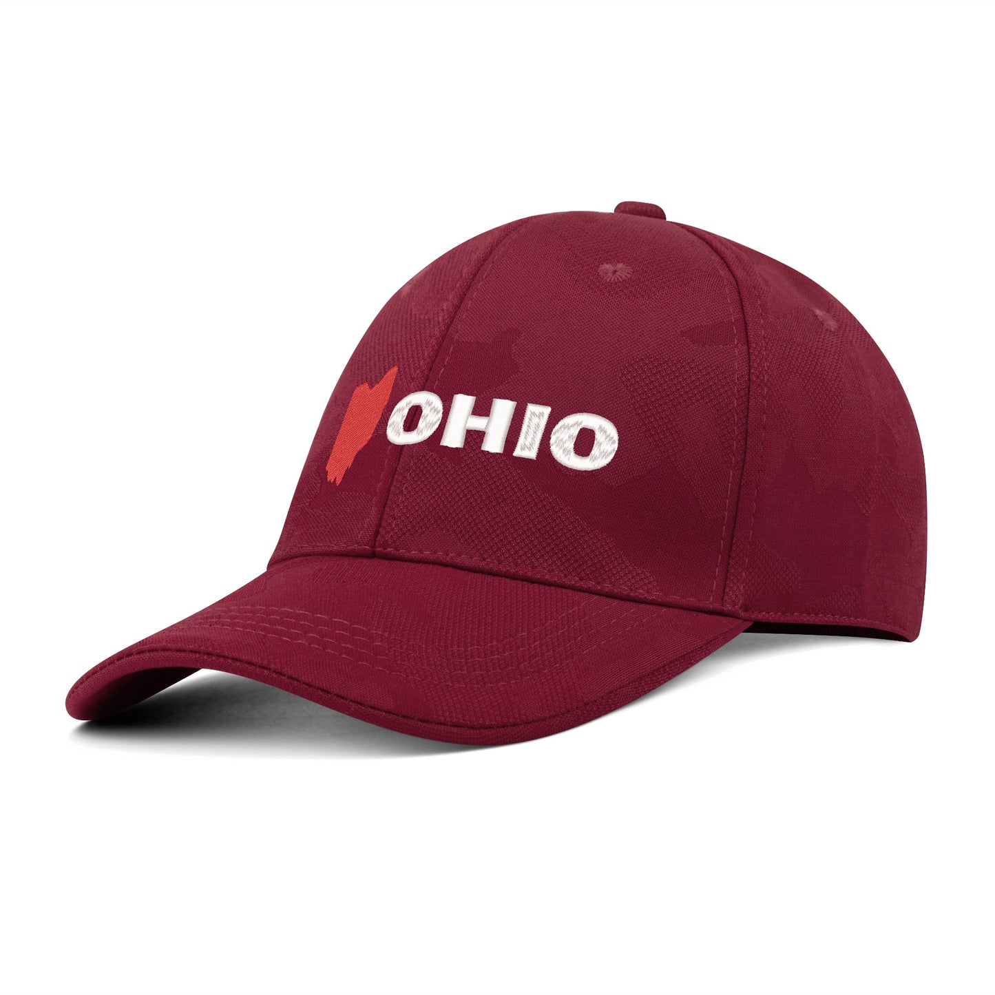 Embroidered Sports Camo Caps