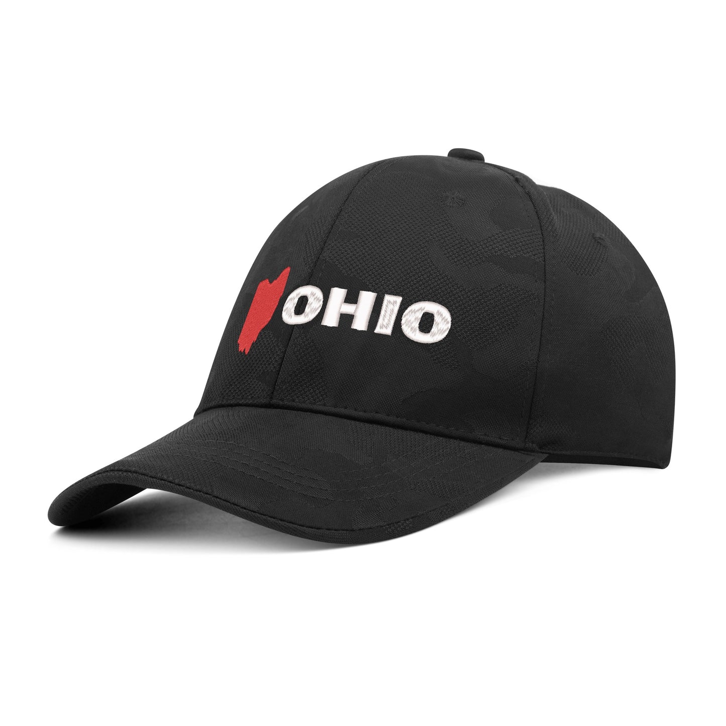 Embroidered Sports Camo Caps