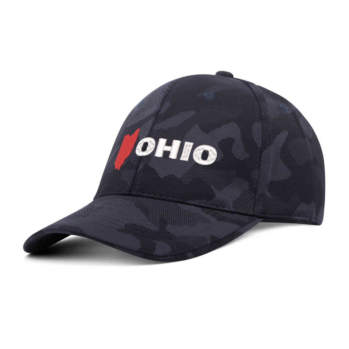 Embroidered Sports Camo Caps