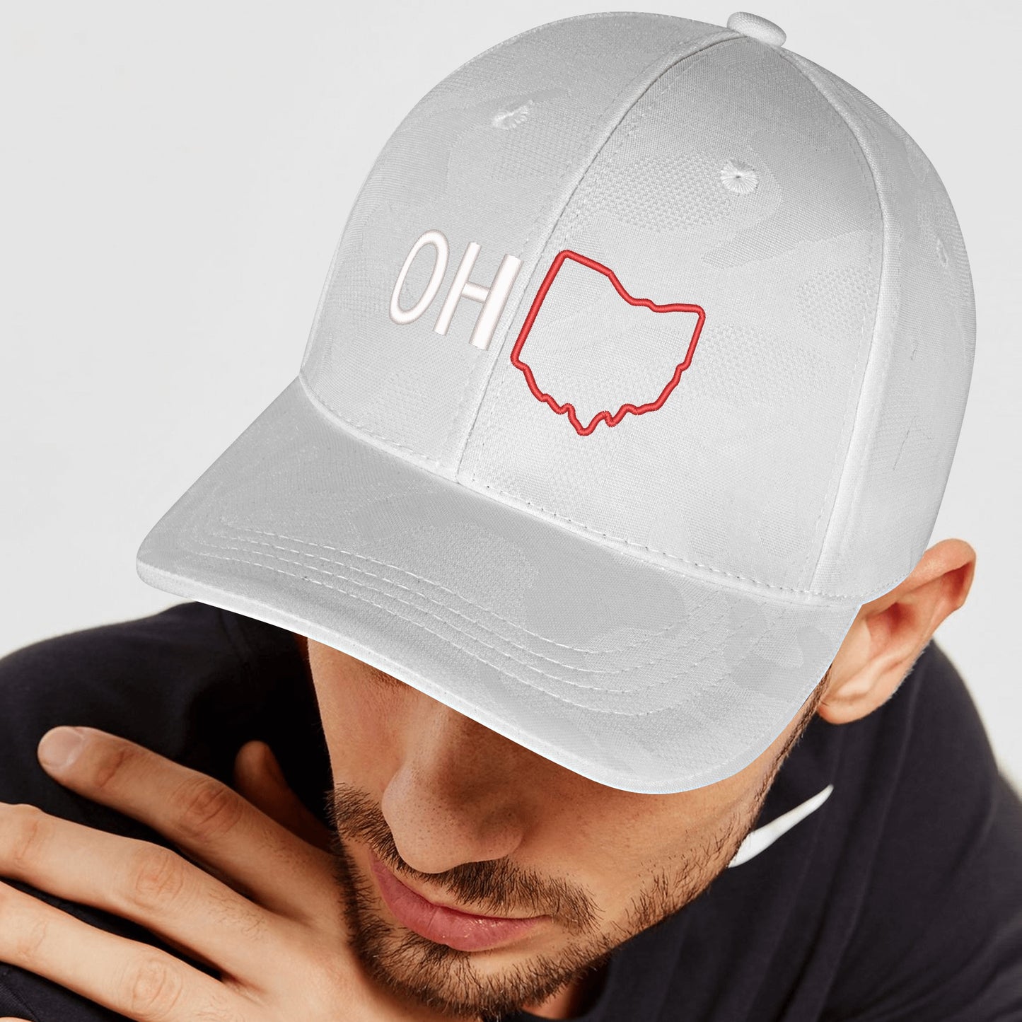 Embroidered Sports Camo Caps