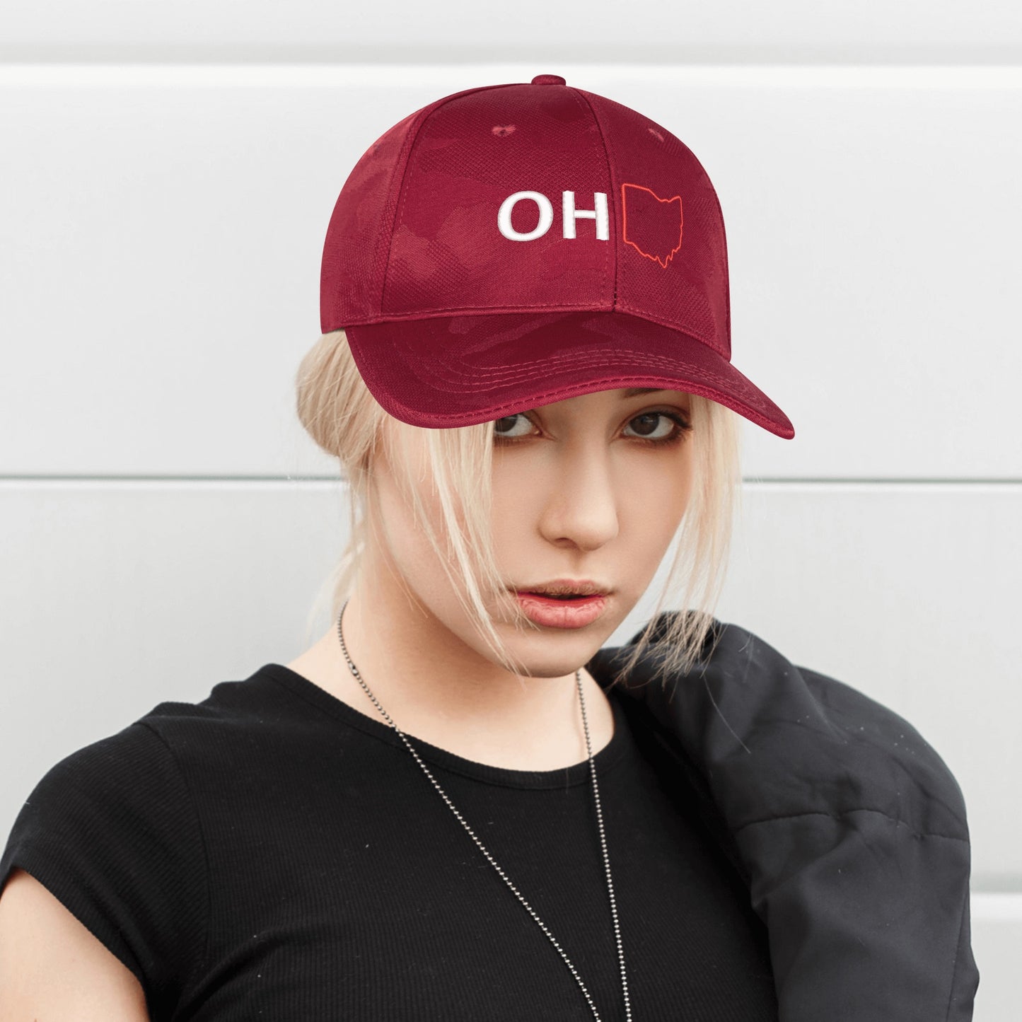 Embroidered Sports Camo Caps