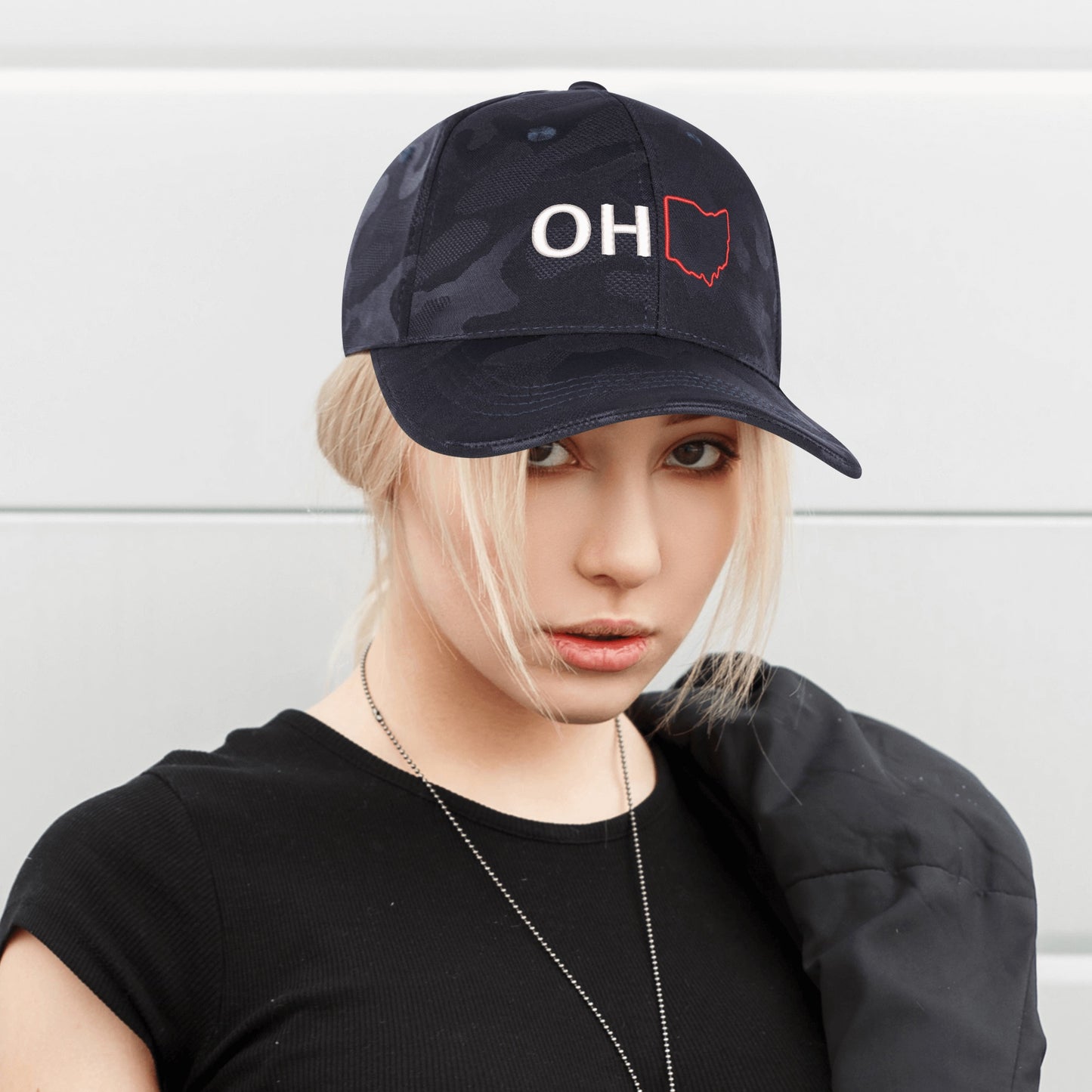 Embroidered Sports Camo Caps
