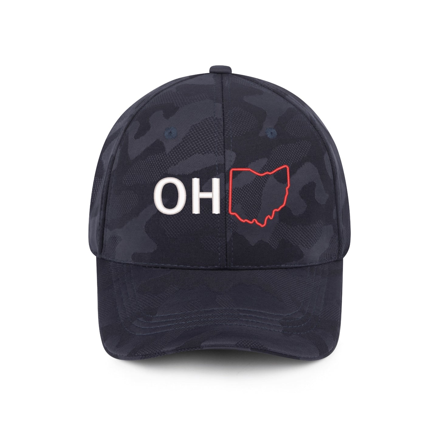 Embroidered Sports Camo Caps