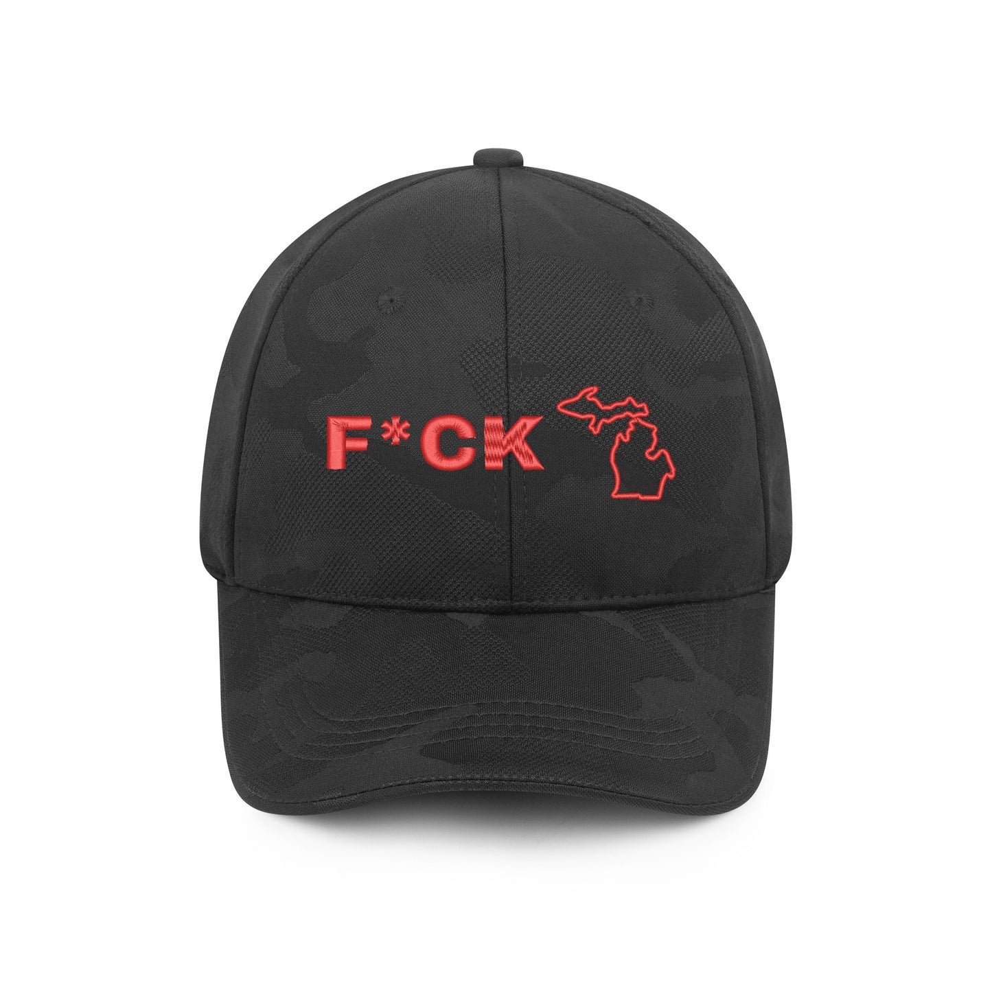 Embroidered Sports Camo Caps