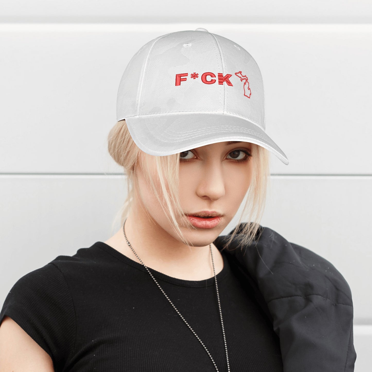 Embroidered Sports Camo Caps