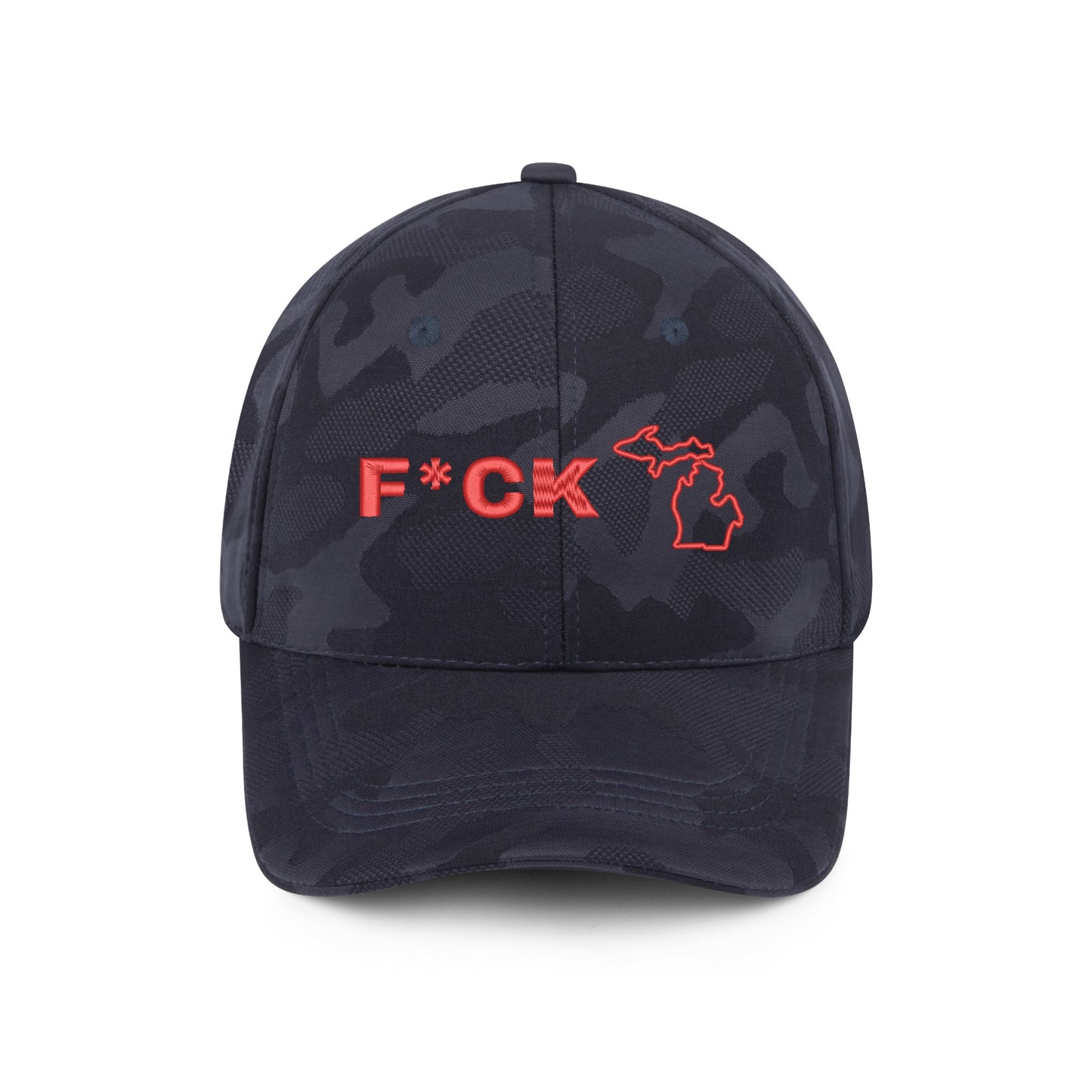 Embroidered Sports Camo Caps