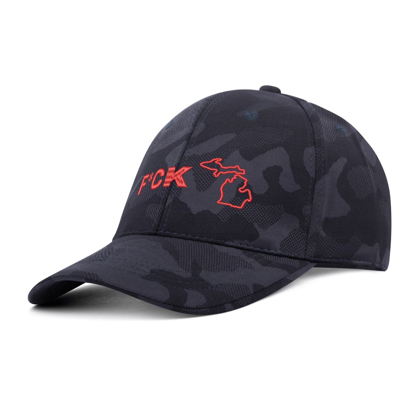 Embroidered Sports Camo Caps
