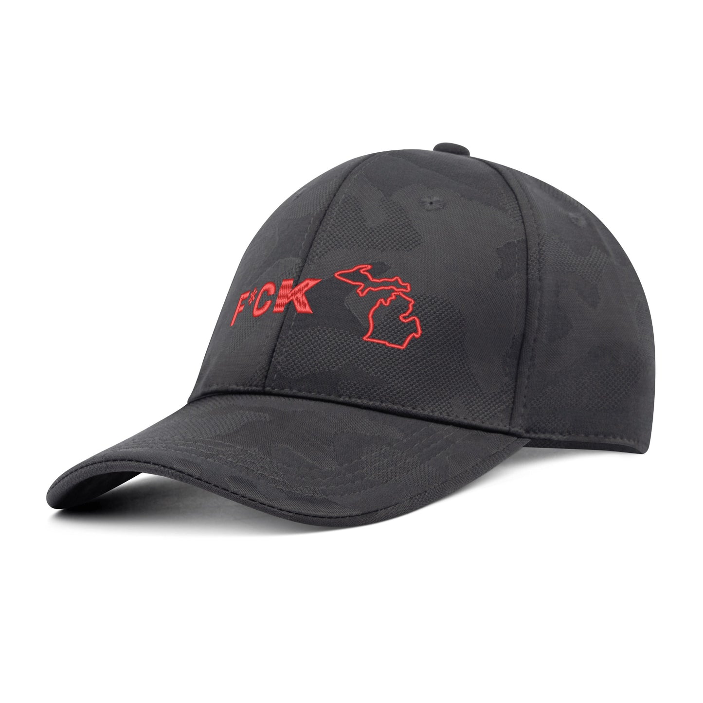 Embroidered Sports Camo Caps