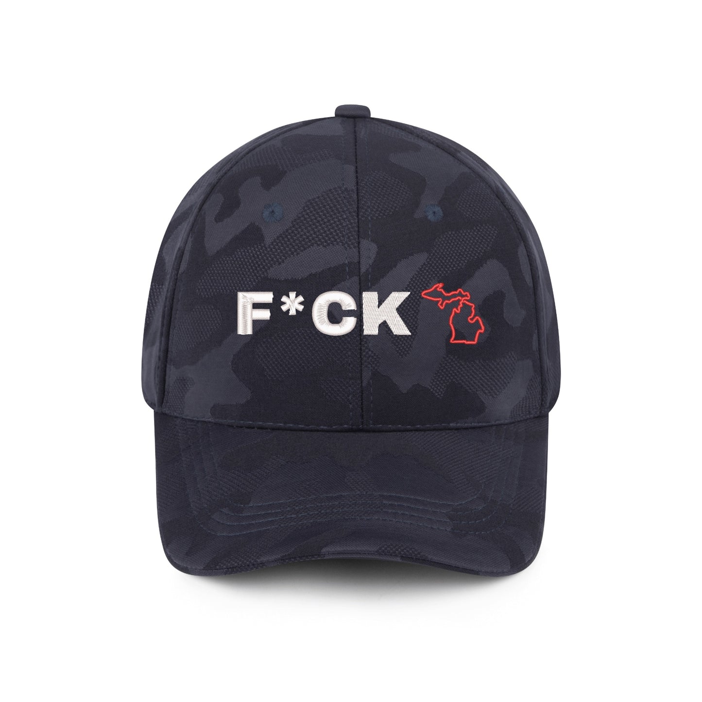 Embroidered Sports Camo Caps