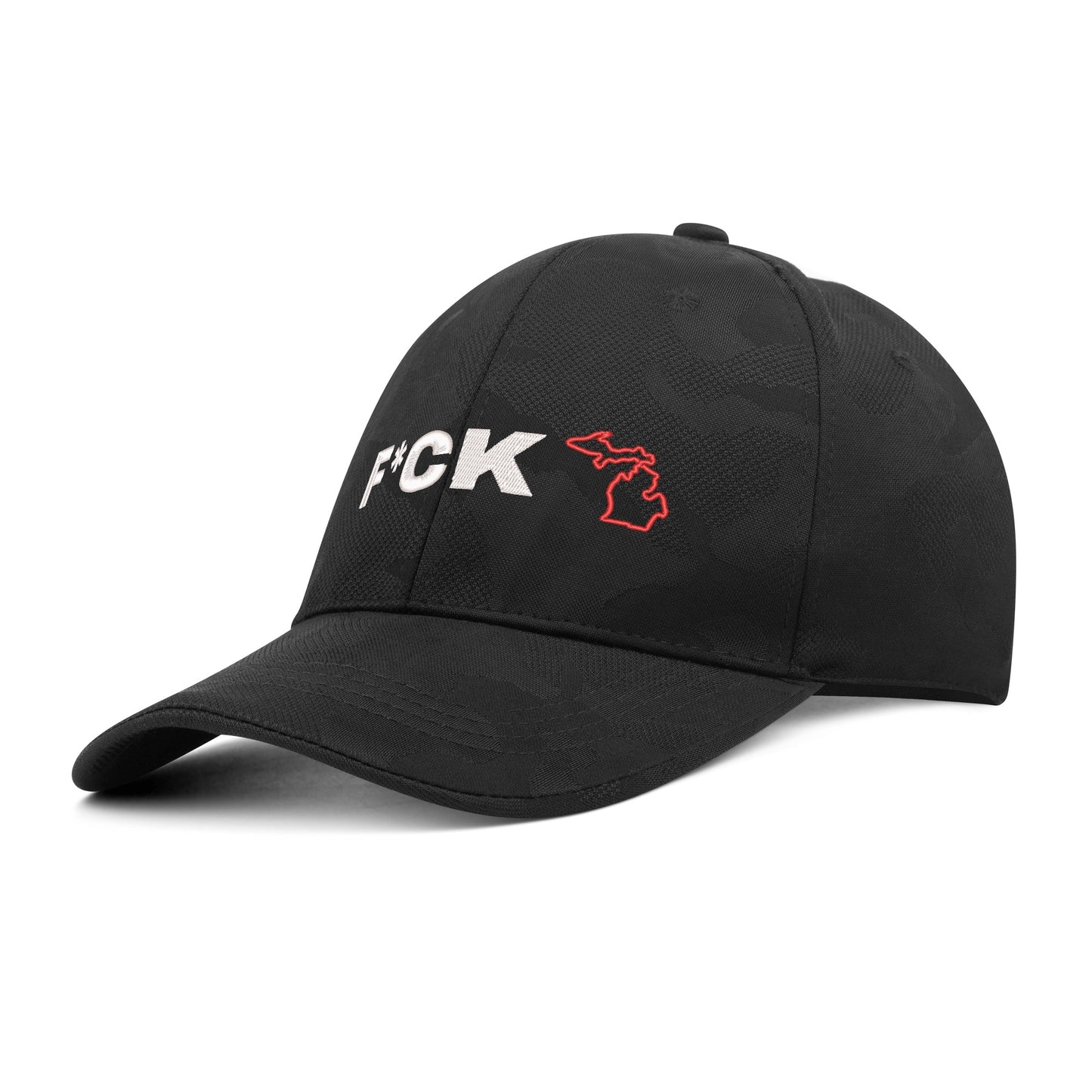 Embroidered Sports Camo Caps