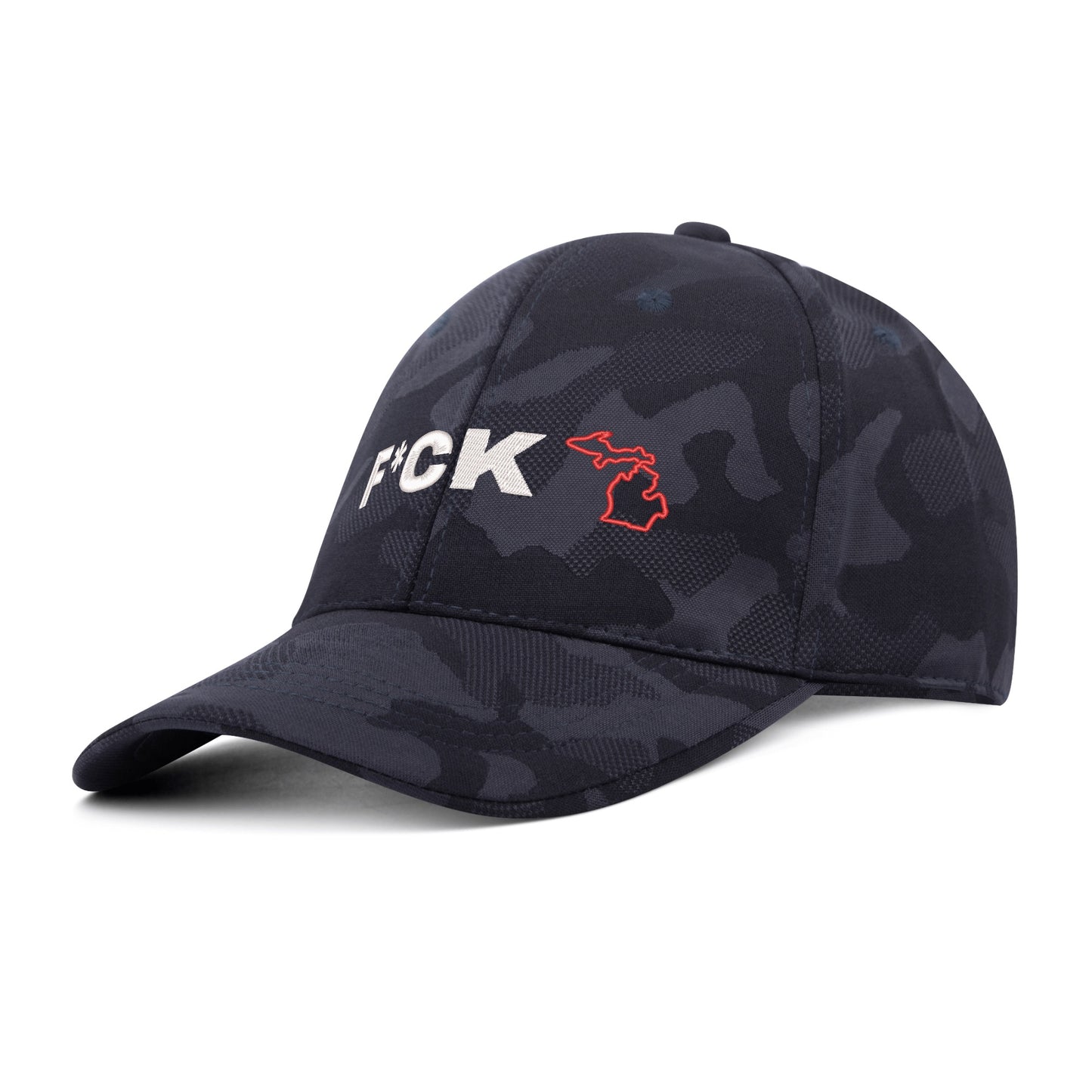 Embroidered Sports Camo Caps