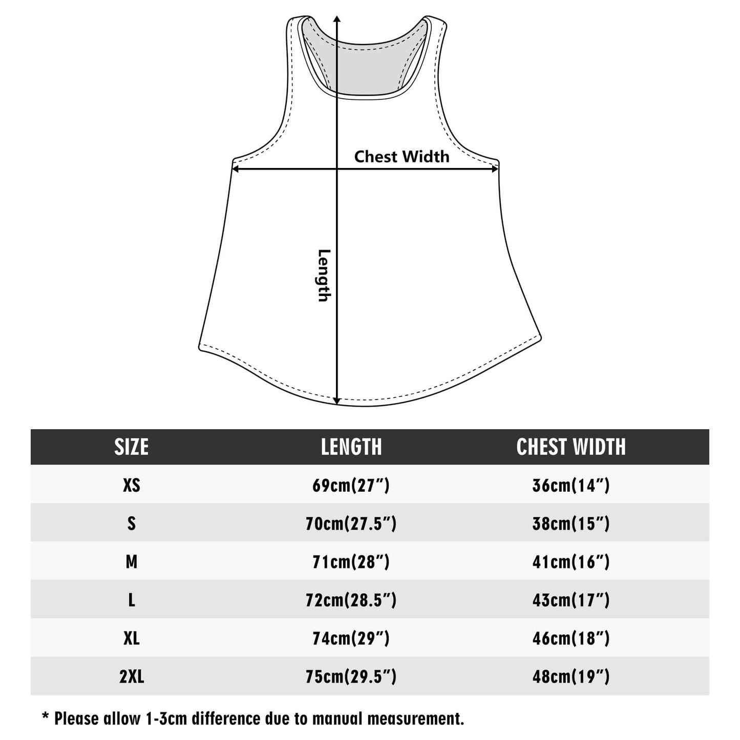 Womens All Over Print Vest