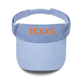 Texas Embroidered Visor Cap