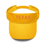 Texas Embroidered Visor Cap