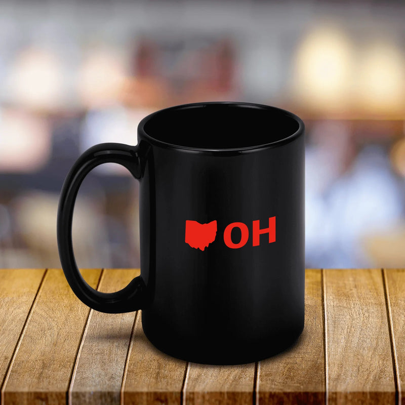 Black Ceramic Mug (15oz)