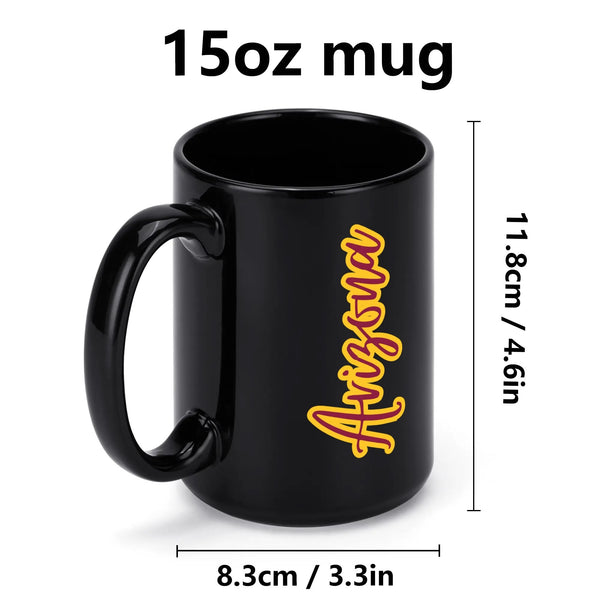 Black Ceramic Mug (15oz)