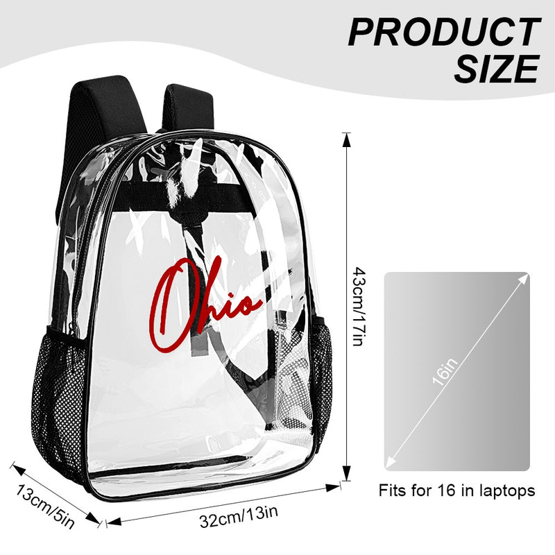 Ohio Clear Backpack